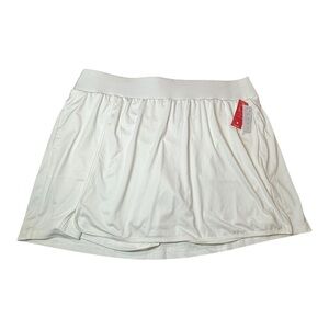 LIVI Active Lane Bryant White Athletic Skort Built-In Shorts Size 22/24 NWT